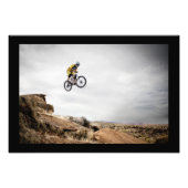 BMX Biker Jumping Poster (Voorkant)
