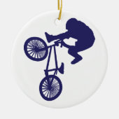 BMX Biker Keramisch Ornament (Voorkant)