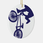BMX Biker Keramisch Ornament (Rechts)