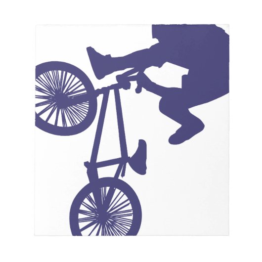BMX Biker Notitieblok (Voorkant)