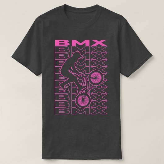 BMX Biker Pastel Aesthetisch T-shirt (Design voorkant)