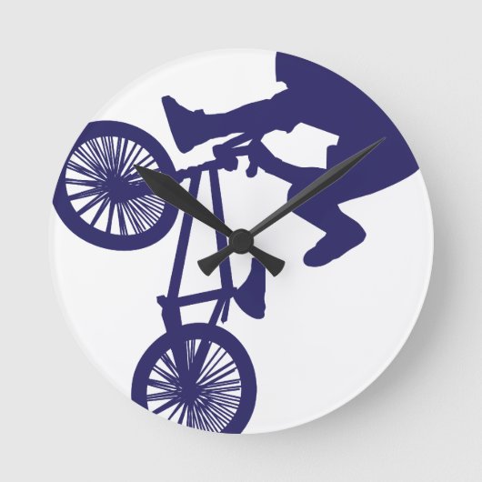 BMX Biker Ronde Klok (Voorkant)