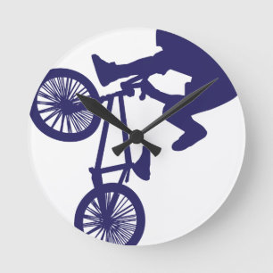 BMX Biker Ronde Klok