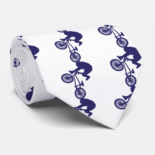 BMX Biker Stropdas (Opgerold)