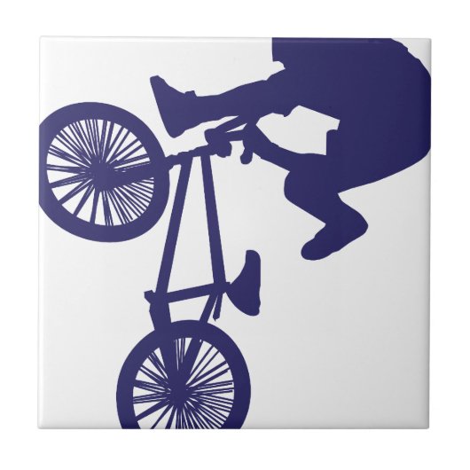 BMX Biker Tegeltje (Voorkant)