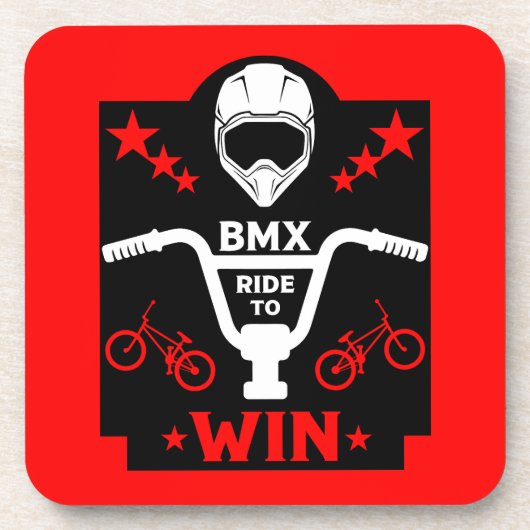 BMX Bikers Freestyle Bier Onderzetter (Voorkant)