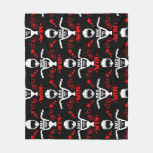 BMX Bikers Freestyle Fleece Deken (Voorkant)