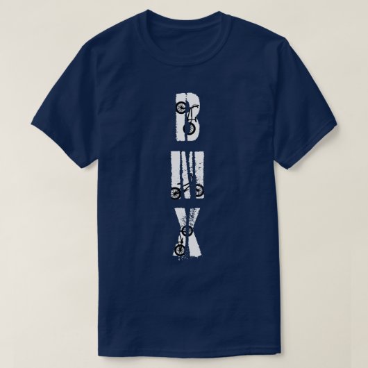 BMX Bikes Biker Bicycle Retro  4 T-shirt (Design voorkant)