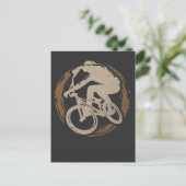 BMX Biking Racing Boys Freestyle Bicycle Briefkaart (Staand voorkant)