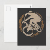 BMX Biking Racing Boys Freestyle Bicycle Briefkaart (Voorkant / Achterkant)