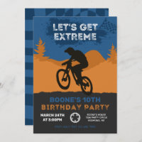 BMX Birthday Invitation | Uitnodiging van Bike