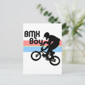 BMX Boy/BMX Girl Briefkaart (Staand voorkant)