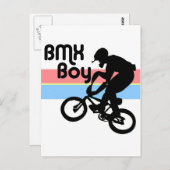 BMX Boy/BMX Girl Briefkaart (Voorkant / Achterkant)