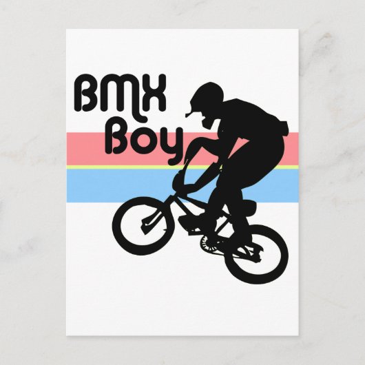 BMX Boy/BMX Girl Briefkaart (Voorkant)