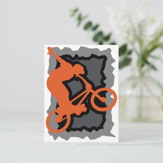 BMX BRIEFKAART (Staand voorkant)