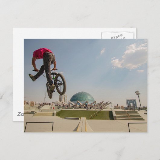 Bmx  briefkaart (Voorkant / Achterkant)