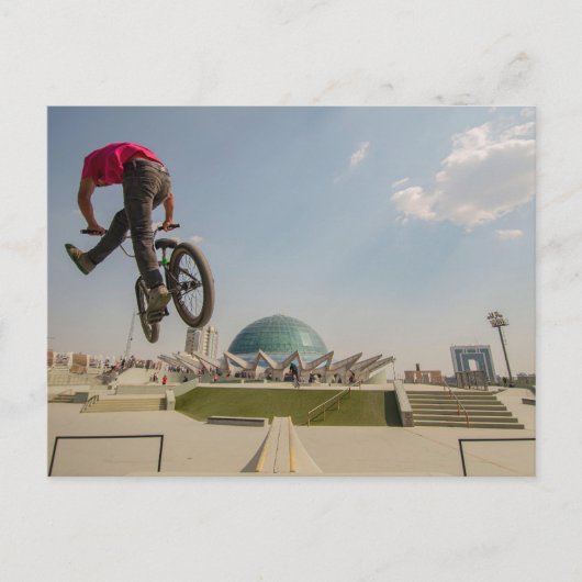 Bmx  briefkaart (Voorkant)