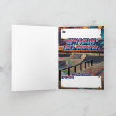 BMX, Cartoon van de vogelkaart Kaart (Binnen)