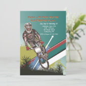 BMX Challenger Invitation Kaart (Staand voorkant)