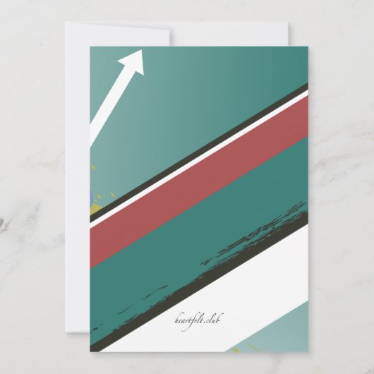 BMX Challenger Invitation Kaart (Achterkant)