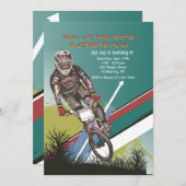 BMX Challenger Invitation Kaart (Voorkant / Achterkant)