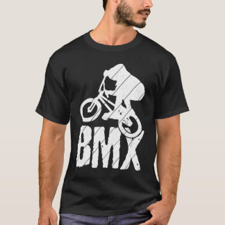 BMX color bike fans bike MTB biker retro BMX 4 T-shirt