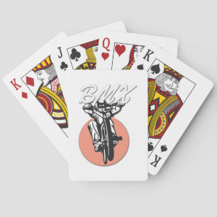 BMX Cool Biker Retro-stijl Pokerkaarten