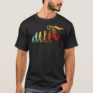 Bmx Cyclist Bike Stunt Retro Bike Mtb Boeken T-shirt