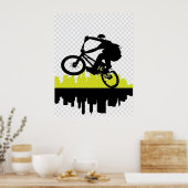 BMX Cyclist Poster (Keuken)