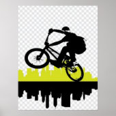 BMX Cyclist Poster (Voorkant)