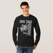 Bmx Dad Coach Sponsor Mechanic Driver T-shirt (Voorkant volledig)