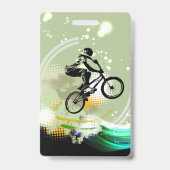 BMX de Pas van de Uitnodiging VIP van de Birthday Badge (Achterkant)
