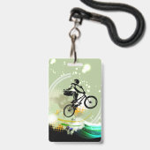 BMX de Pas van de Uitnodiging VIP van de Birthday Badge (Achterkant met lanyard)