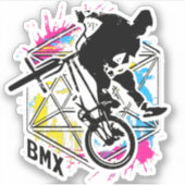 BMX-fiets - Flatland BMX - BMX-Sticker Sticker (Voorkant)