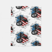 BMX-fiets Fleece Deken (Voorkant)