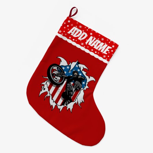 BMX-fiets Grote Kerstsok (Voorkant (Hangend))