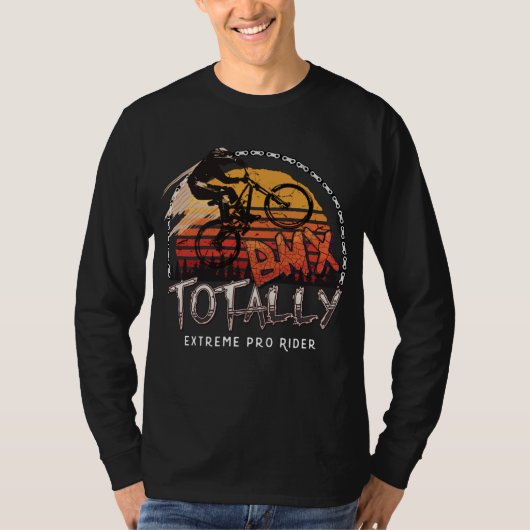 BMX fiets jongens fiets cadeau T-shirt (Voorkant)
