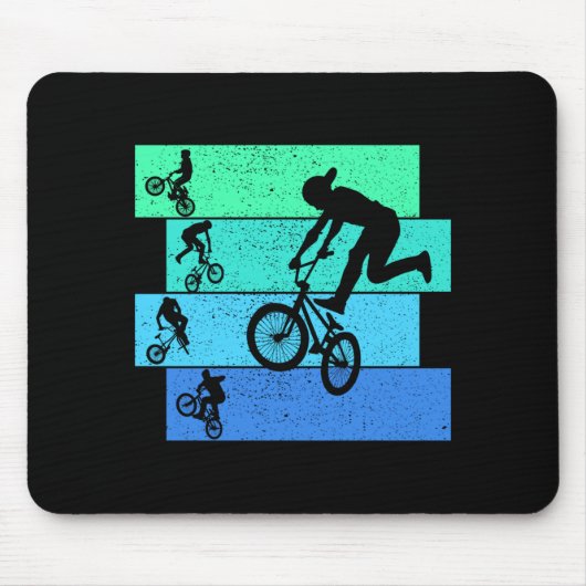 BMX-fiets Kinderen Jongens Prestatie Muismat (Voorkant)