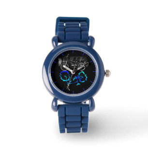 BMX-fiets sport gekleurde reflectie kinderen Horloge
