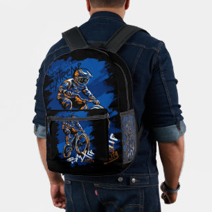 Bmx-fiets Urban Graffiti streetwear Bedrukte Rugzak
