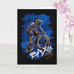 Bmx-fiets Urban Graffiti streetwear Kaart