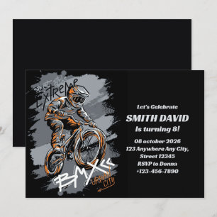 Bmx-fiets Urban Graffiti streetwear Kaart