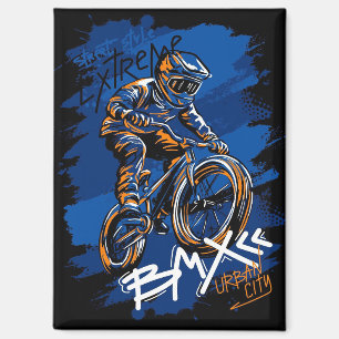 Bmx-fiets Urban Graffiti streetwear Magneet