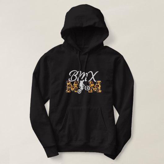 BMX fiets Vrouwen BMX Moeder BMX fiets Hoodie (Design voorkant)