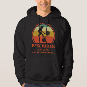 BMX fiets vrouwen mijn favoriete BMX rijder noemt Hoodie