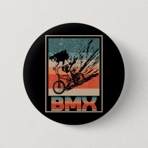  BMX-fietsbakken fietsenkruis Ronde Button 5,7 Cm