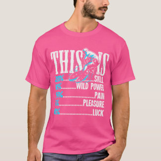 BMX fietsen is vaardigheid macht pijn plezier gelu T-shirt