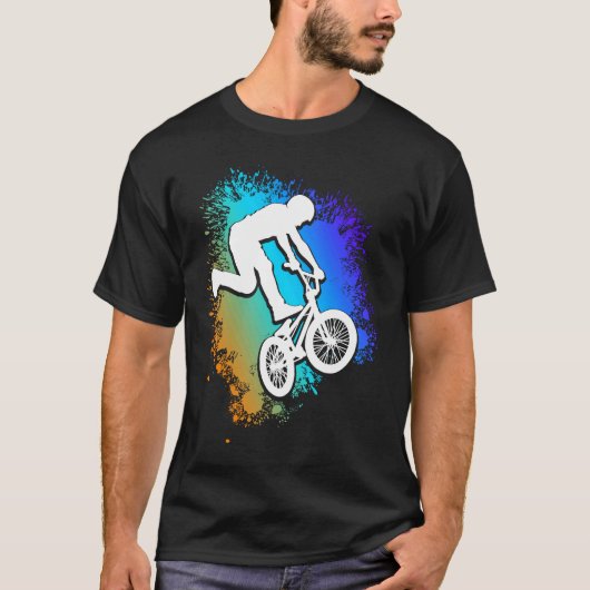 BMX fietsen kinder fiets MTB BMX T-shirt (Voorkant)