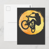 BMX-fietsen met raceboys en freestyle-fietsen Briefkaart (Voorkant / Achterkant)