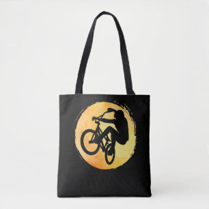 BMX-fietsen met raceboys en freestyle-fietsen Tote Bag